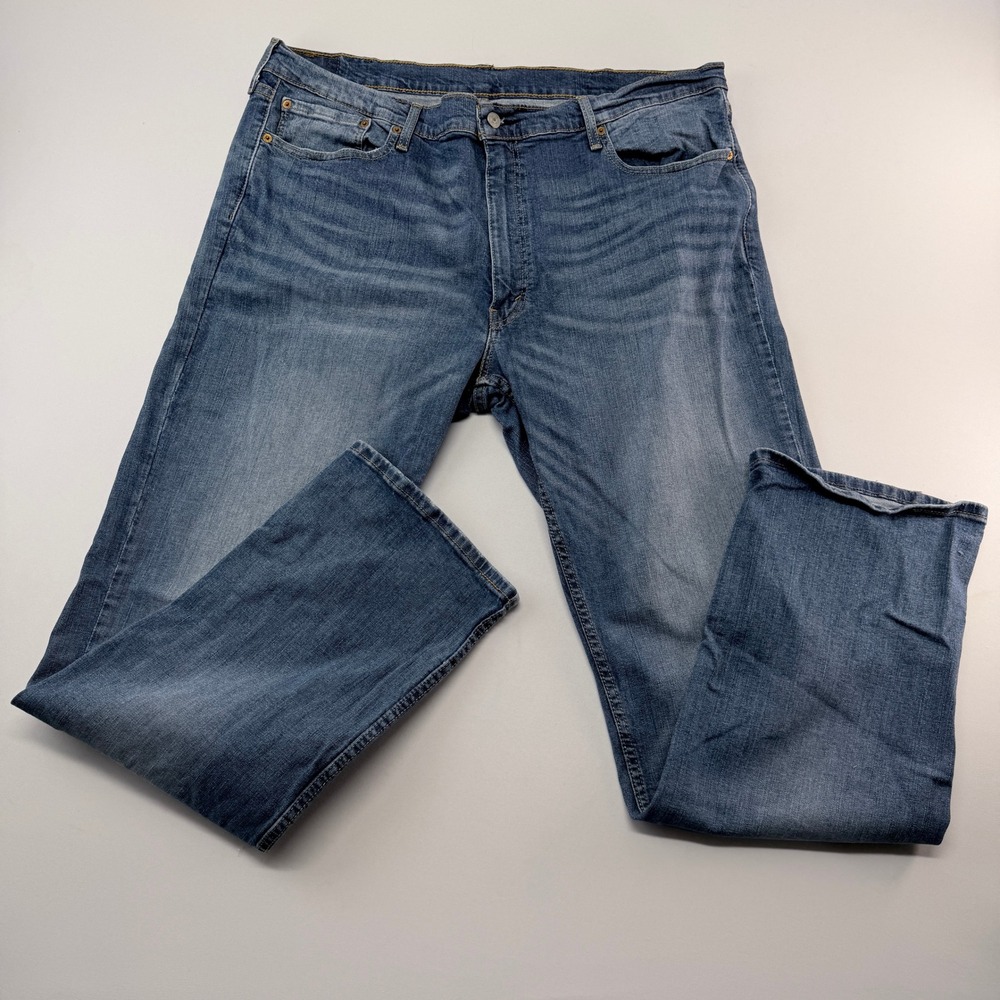 Levis 559 Relaxed Straight Jeans Mens 42x34 Blue Medium Wash Denim